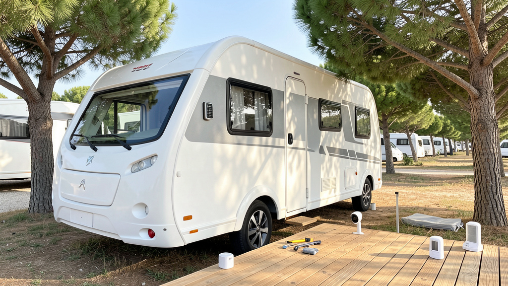 Alarme sans fil camping car