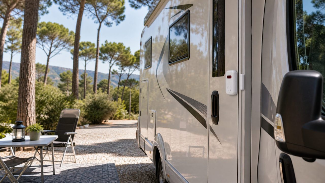Alarme télécommande camping car